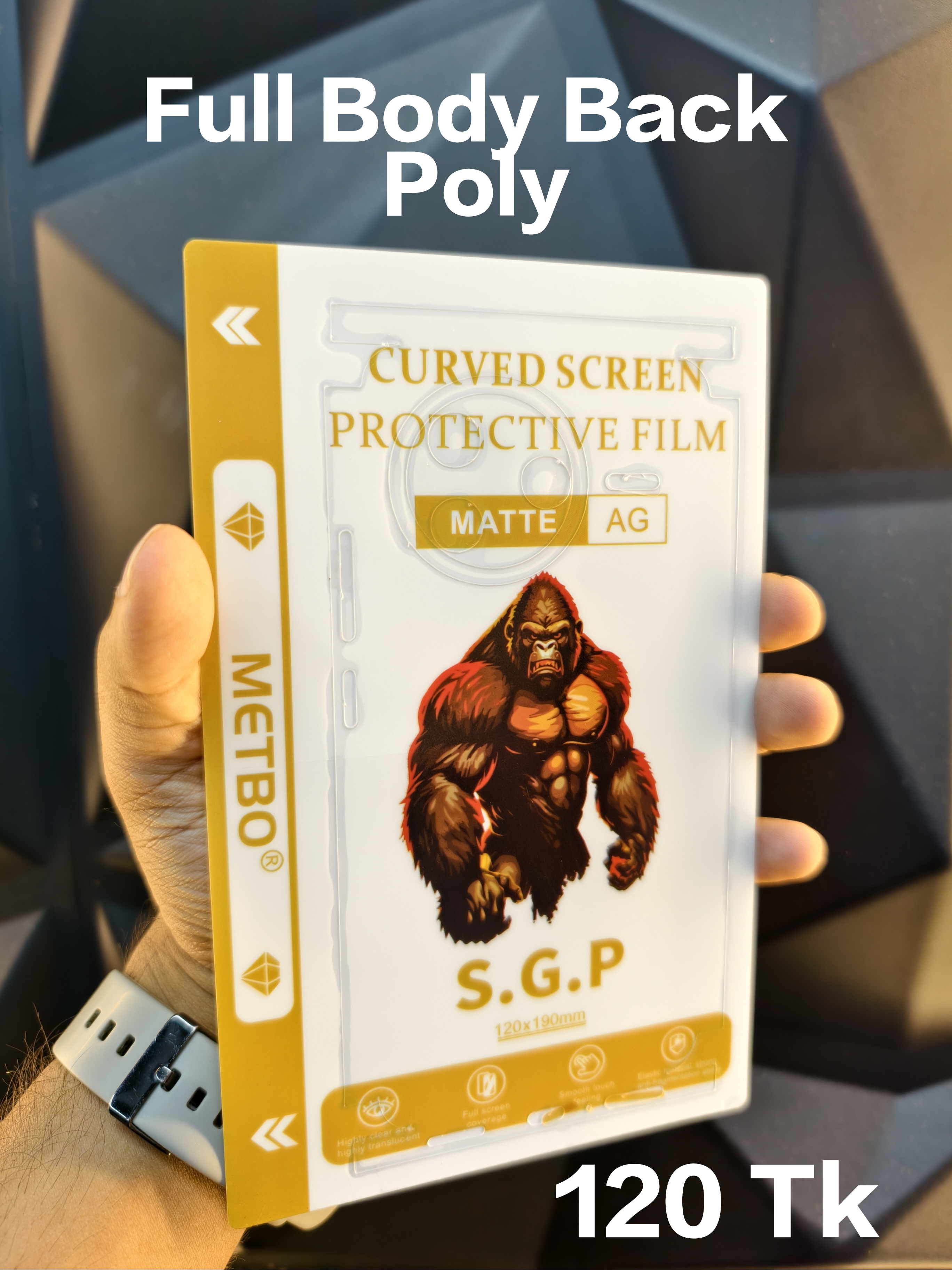 Metbo Full Body Matte Back Poly For Redmi K80