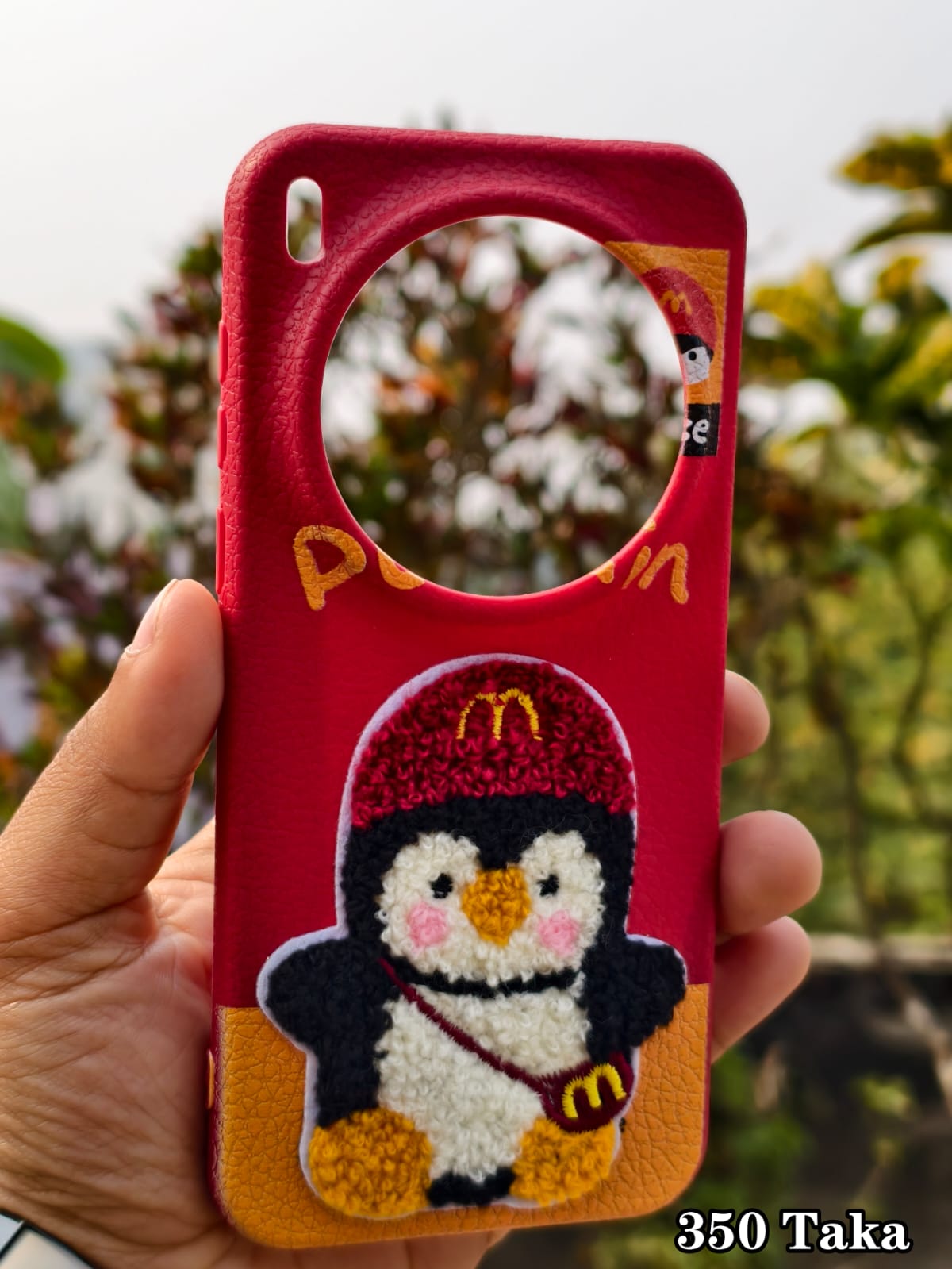 Vivo X300 Pro Soft Silicon Case With Cotton Cartoon Animation